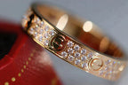 ??Loco?¡¥LOVE RING 3.6MM DIAMOND PAVED