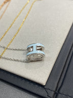 ??Loco?¡¥POP H LIGHT BLUE NECKLACE