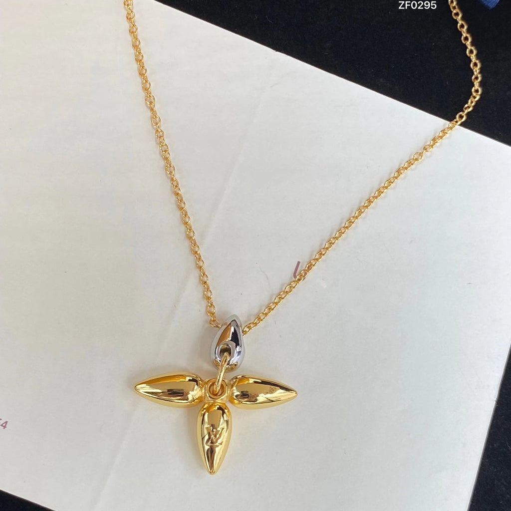 ??Loco?¡¥LOUISETTE PEDANT GOLD NECKLACE