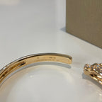 ??Loco?¡¥PANTHERE GOLD DIAMOND OPEN BRACELET
