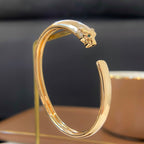 ??Loco?¡¥PANTHERE GOLD OPEN BRACELET