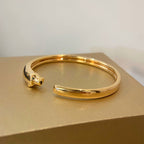 ??Loco?¡¥PANTHERE GOLD OPEN BRACELET