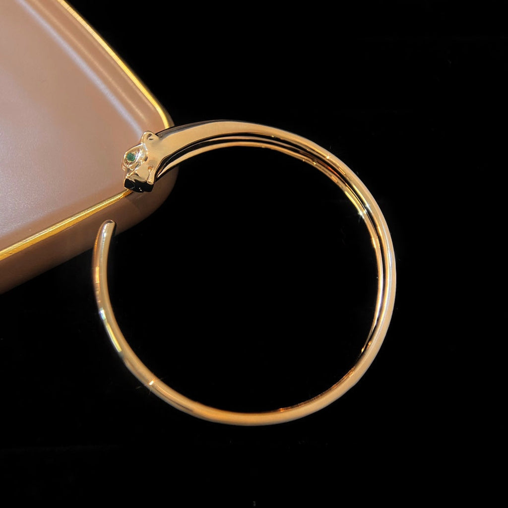 ??Loco?¡¥PANTHERE GOLD OPEN BRACELET