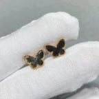 ??Loco?¡¥BUTTERFLY DARK MOP  EARRINGS