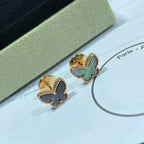 ??Loco?¡¥BUTTERFLY DARK MOP  EARRINGS