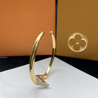 ??Loco?¡¥VOLTE UPSITE DOWN DIAMOND GOLD OPEN BRACELET