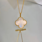 ??Loco?¡¥CLOVER 25MM MOP LARGE PENDANT NECKLACE