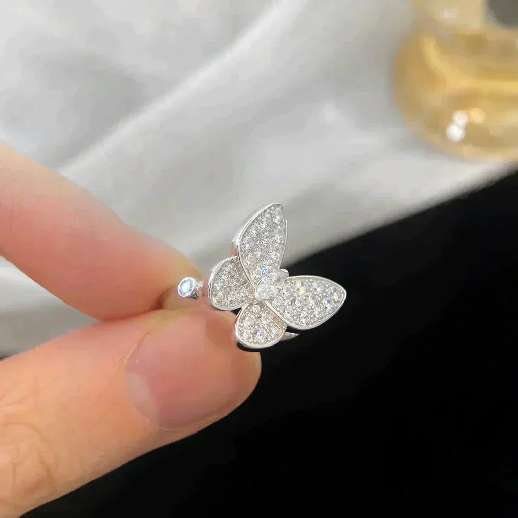??Loco?¡¥BUTTERFLY DIAMOND RING