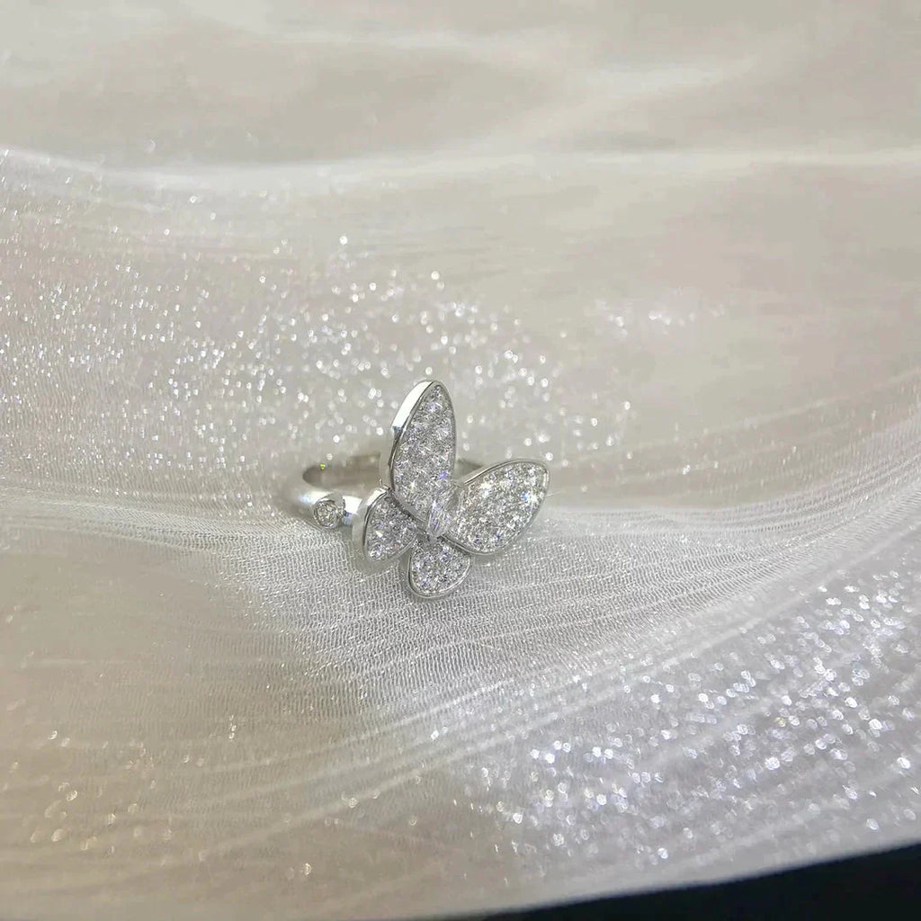 ??Loco?¡¥BUTTERFLY DIAMOND RING