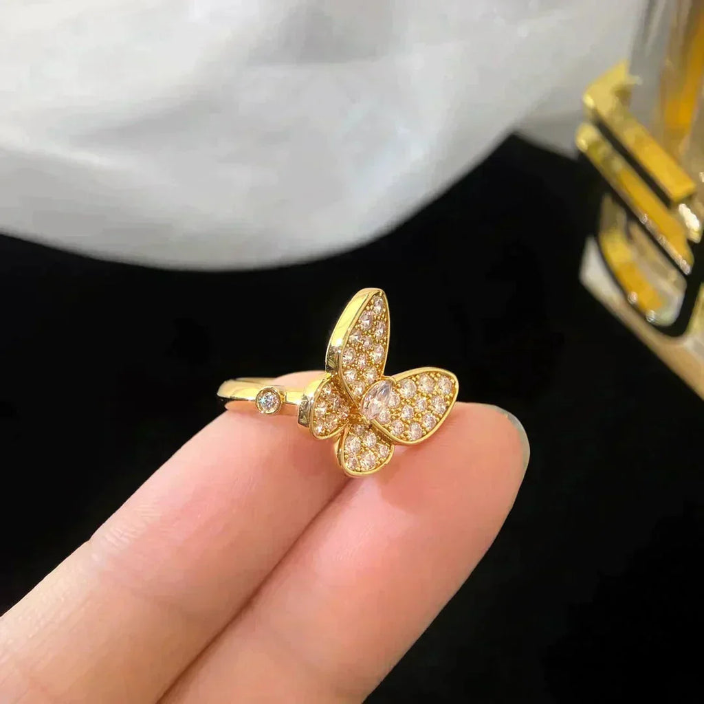 ??Loco?¡¥BUTTERFLY DIAMOND RING