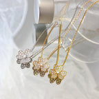 ??Loco?¡¥FLOWER DIAMOND NECKLACE