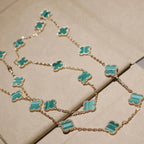??Loco?¡¥CLOVER 20 MOTIFS MALACHITE GOLD