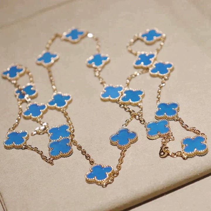 ??Loco?¡¥CLOVER 20 MOTIFS TURQUOISE GOLD