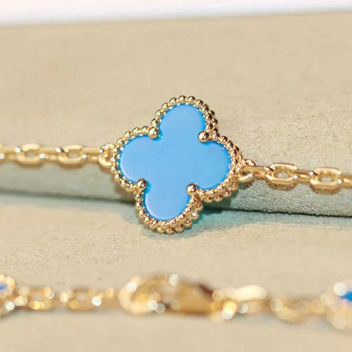 ??Loco?¡¥CLOVER 20 MOTIFS TURQUOISE GOLD