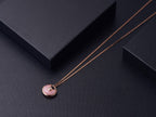 ??Loco?¡¥AMULETTE ROSE GOLD PINK MOP NECKLACE