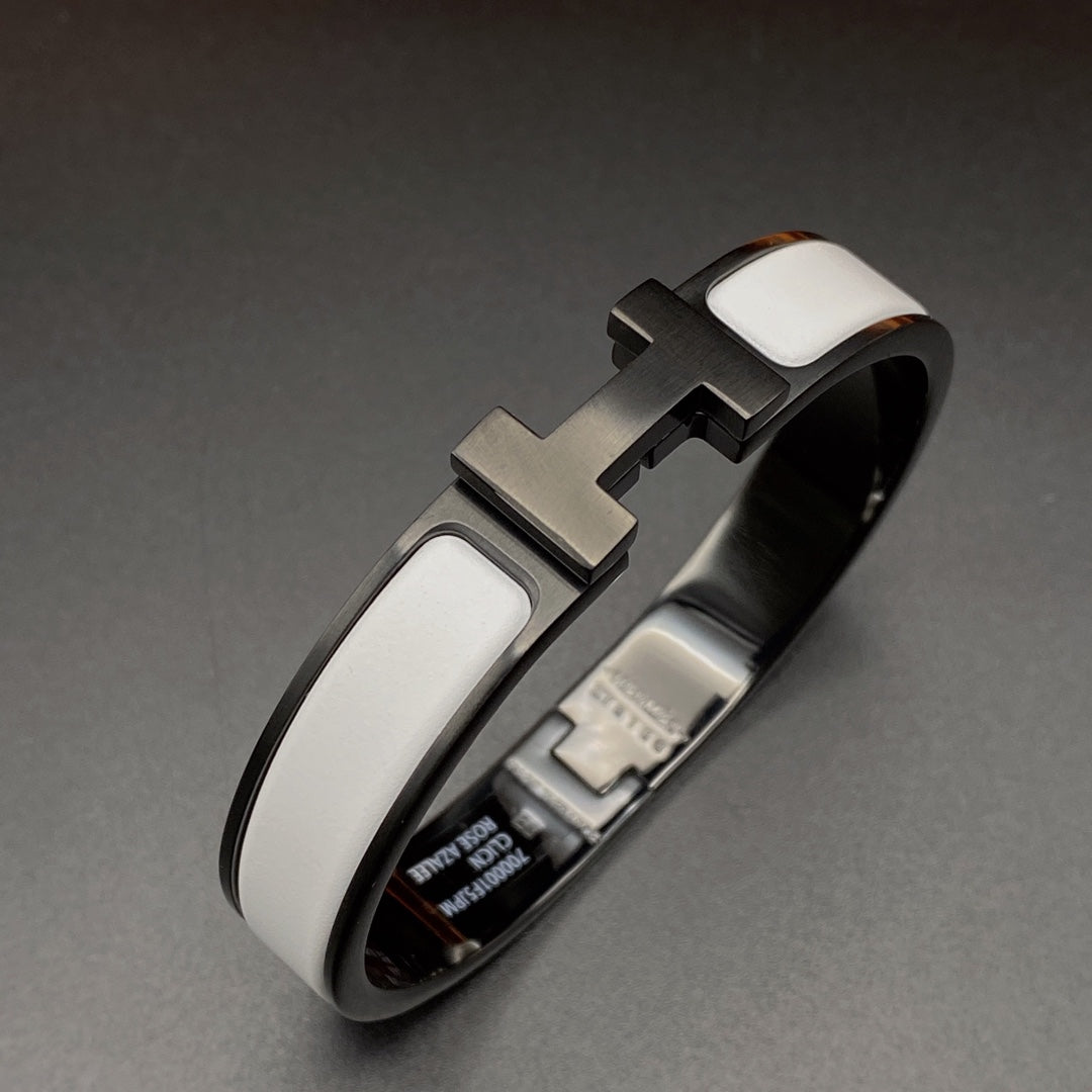 ??Loco?¡¥H BRACELET 12MM BLACK WHITE CERAMIC