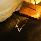 ??Loco?¡¥VOLT SILVER DIAMOND PEDANT NECKLACE