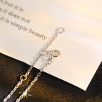 ??Loco?¡¥SUN MOTIF PINK MOP SILVER BRACELET