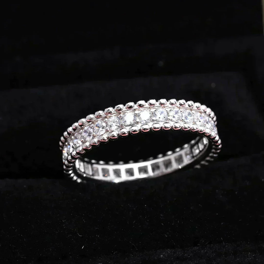 ??Loco?¡¥PERLEE DIAMOND SILVER RING