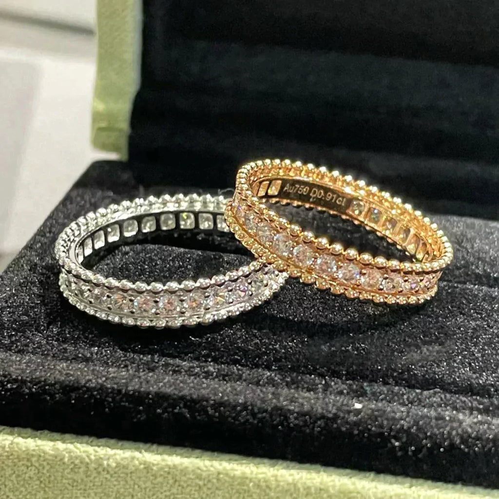 ??Loco?¡¥PERLEE DIAMOND ROSE GOLD RING