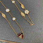 ??Loco?¡¥LUCKY SPRING 15 MOTIFS GOLD NECKLACE