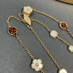 ??Loco?¡¥LUCKY SPRING 15 MOTIFS GOLD NECKLACE
