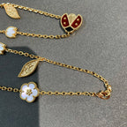 ??Loco?¡¥LUCKY SPRING 15 MOTIFS GOLD NECKLACE