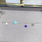 ??Loco?¡¥LUCKY SPRING SILVER BRACELET 4 MOTIF