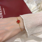 ??Loco?¡¥SUN PEDANT CARNELIAN BRACELET