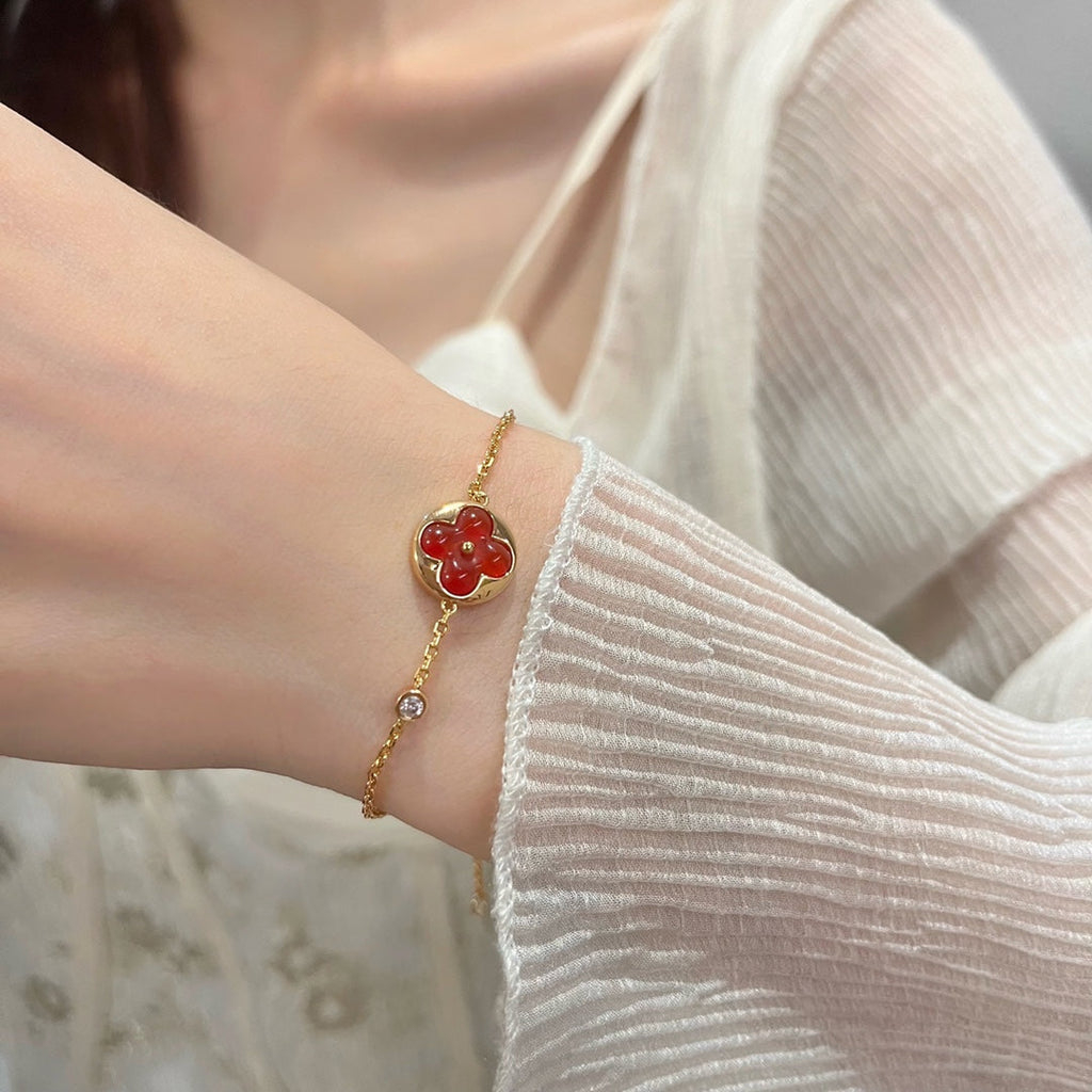??Loco?¡¥SUN PEDANT CARNELIAN BRACELET