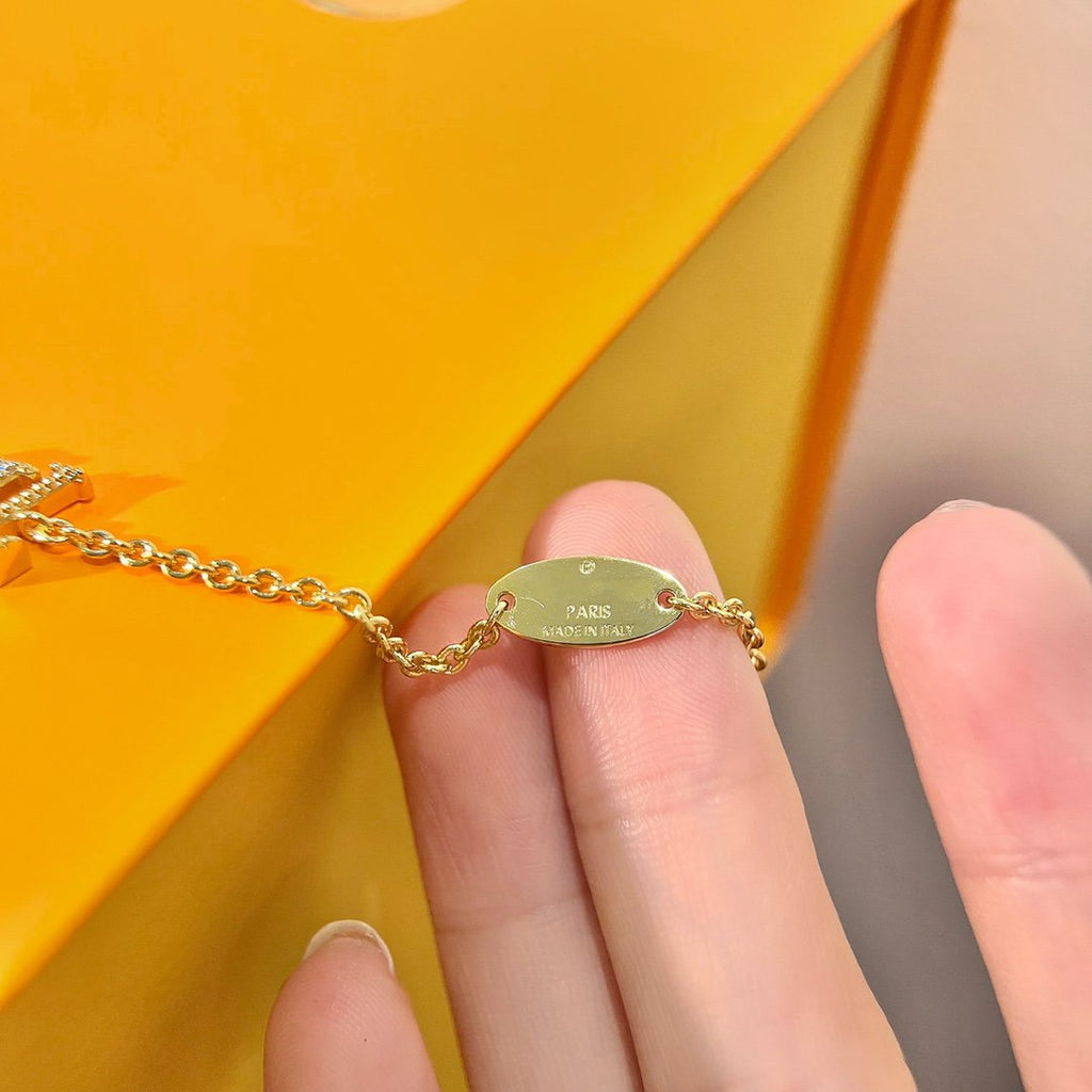 ??Loco?¡¥LOGO STAR MOTIF GOLD BRACELET