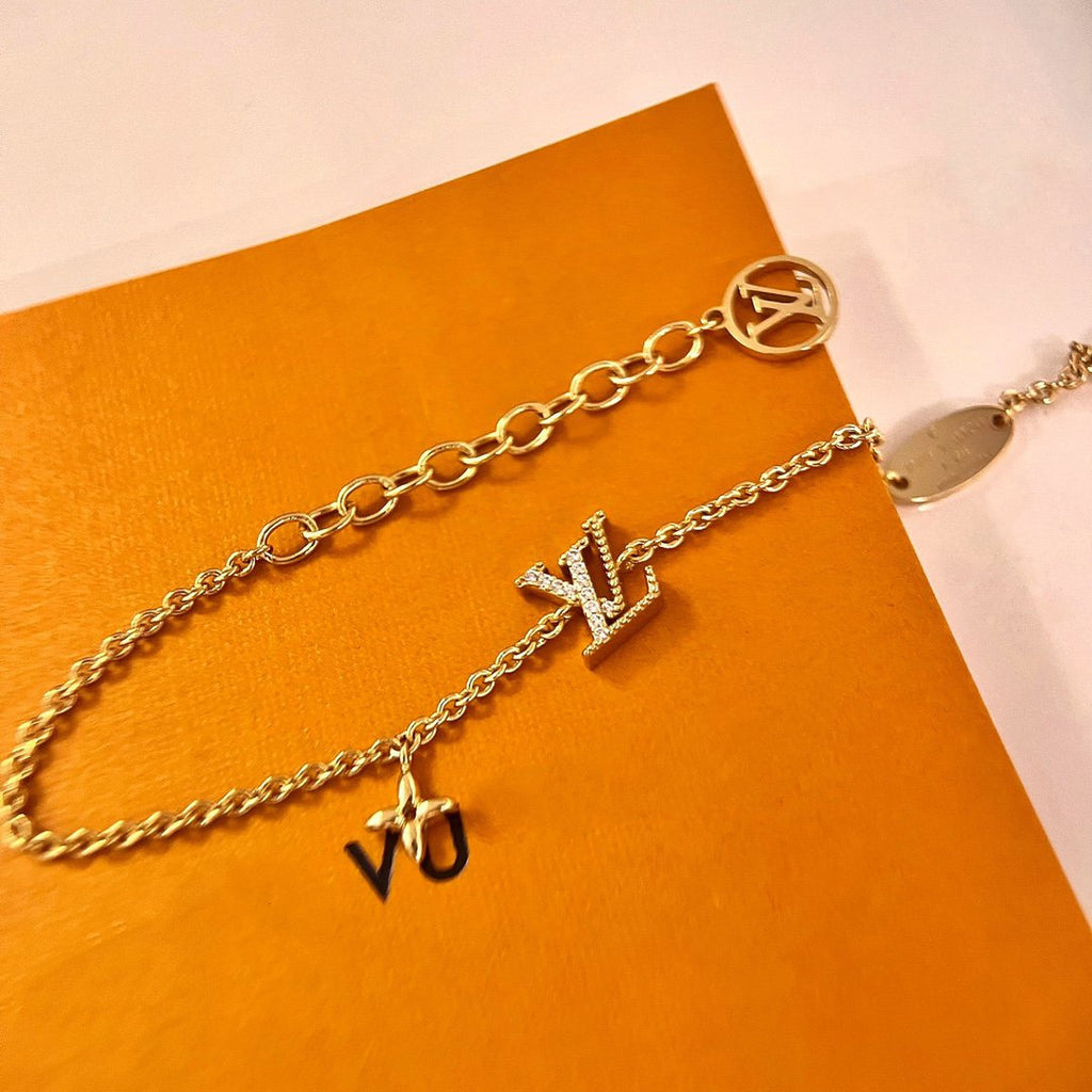 ??Loco?¡¥LOGO STAR MOTIF GOLD BRACELET