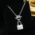 ??Loco?¡¥POP H PEDANT SILVER NECKLACE