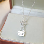 ??Loco?¡¥POP H PEDANT SILVER NECKLACE