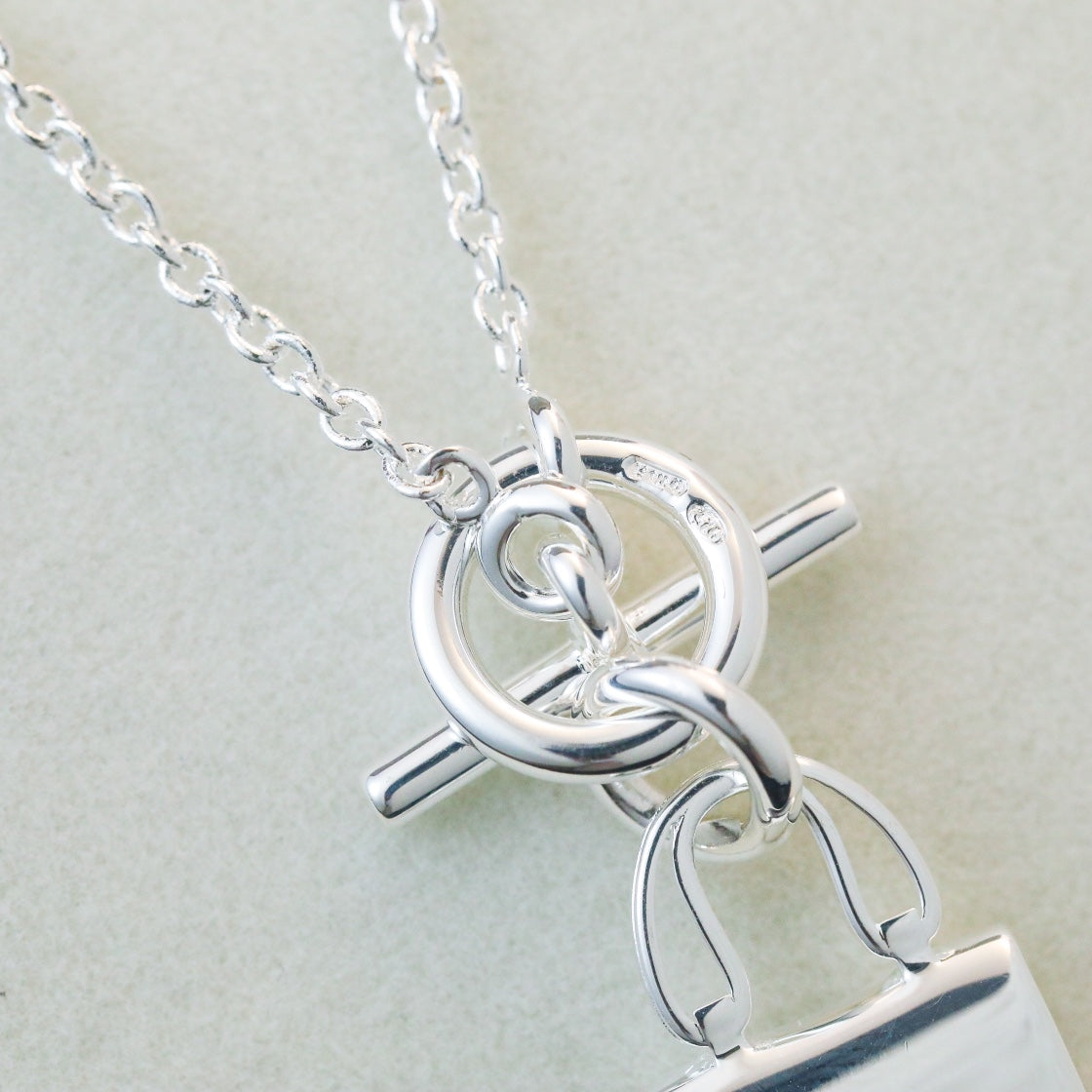 ??Loco?¡¥POP H PEDANT SILVER NECKLACE