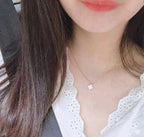 ??Loco?¡¥CLOVER MINI 9.5MM WHITE MOTHER-OF-PEARL NECKLACE