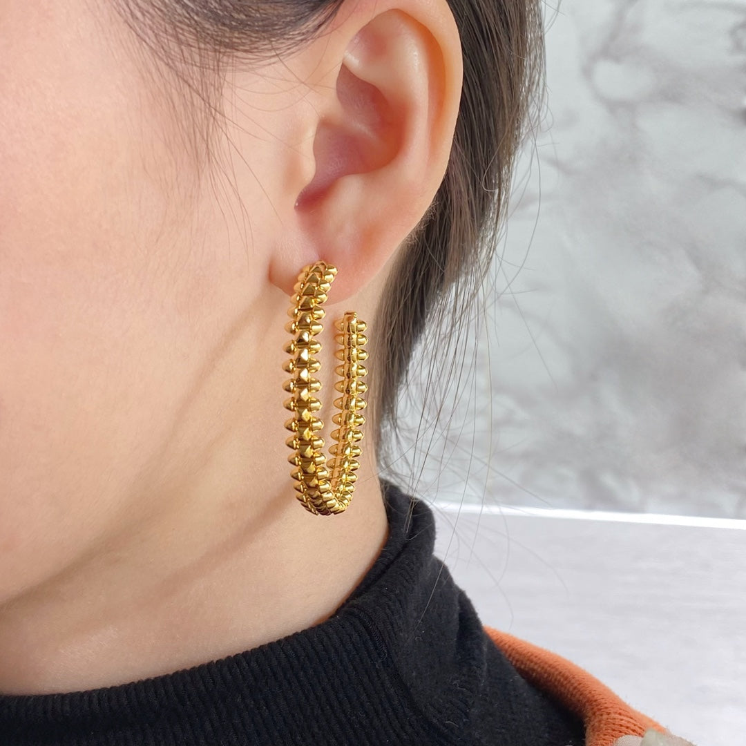 ??Loco?¡¥CLASH HOOP EARRINGS