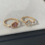 ??Loco?¡¥SUN 1 DIAMOND PINK MOP RING