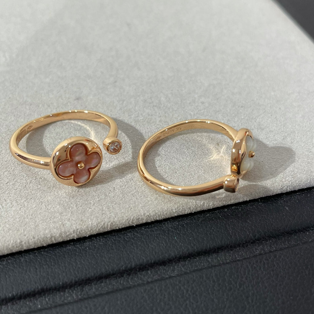 ??Loco?¡¥SUN 1 DIAMOND PINK MOP RING