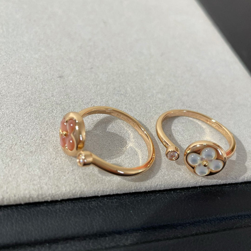 ??Loco?¡¥SUN 1 DIAMOND PINK MOP RING