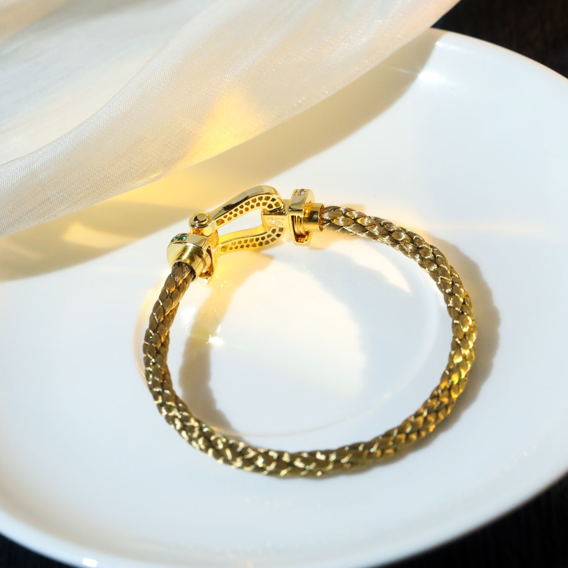 ??Loco?¡¥FORCE 10 GOLD GREEN DIAMOND PAVED
