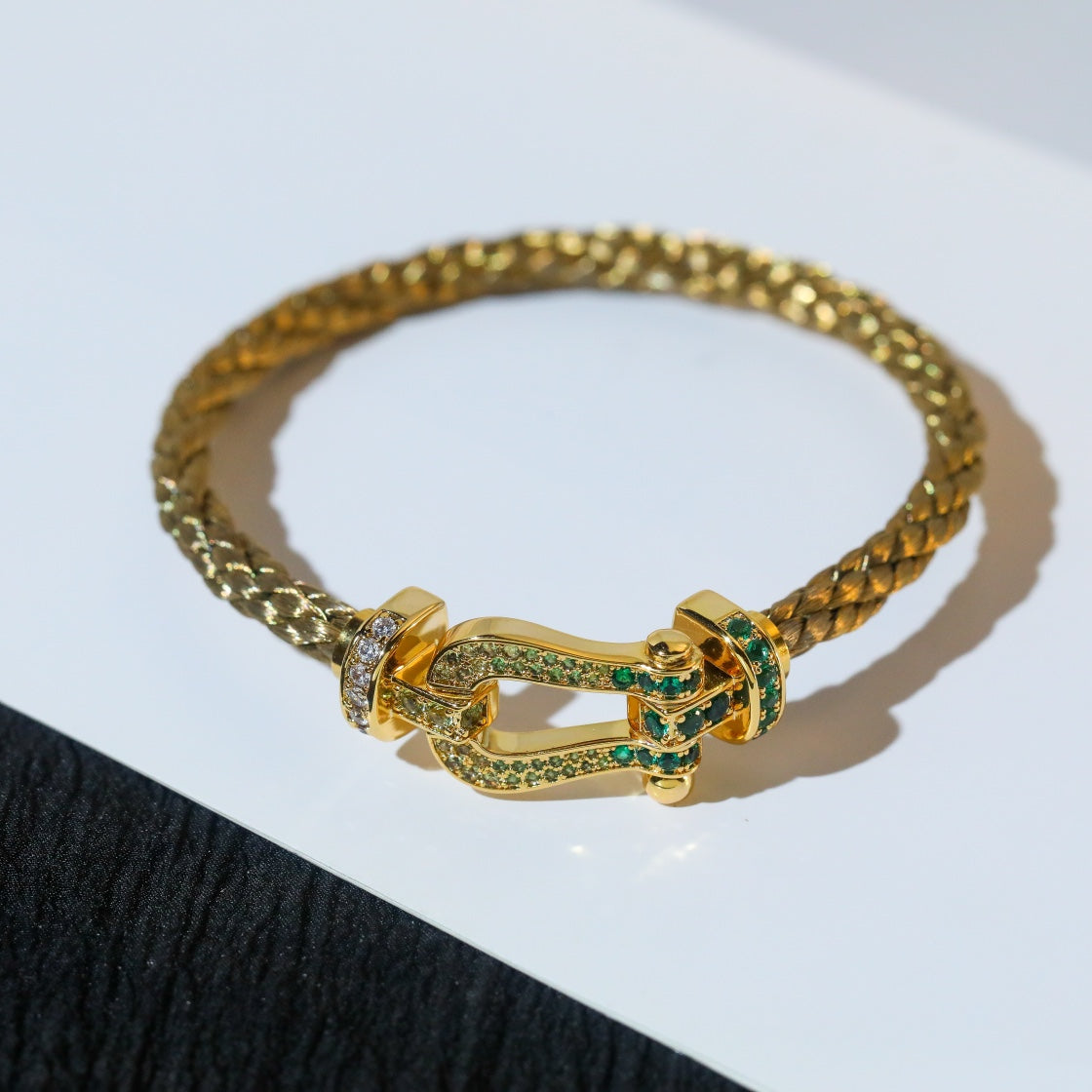??Loco?¡¥FORCE 10 GOLD GREEN DIAMOND PAVED