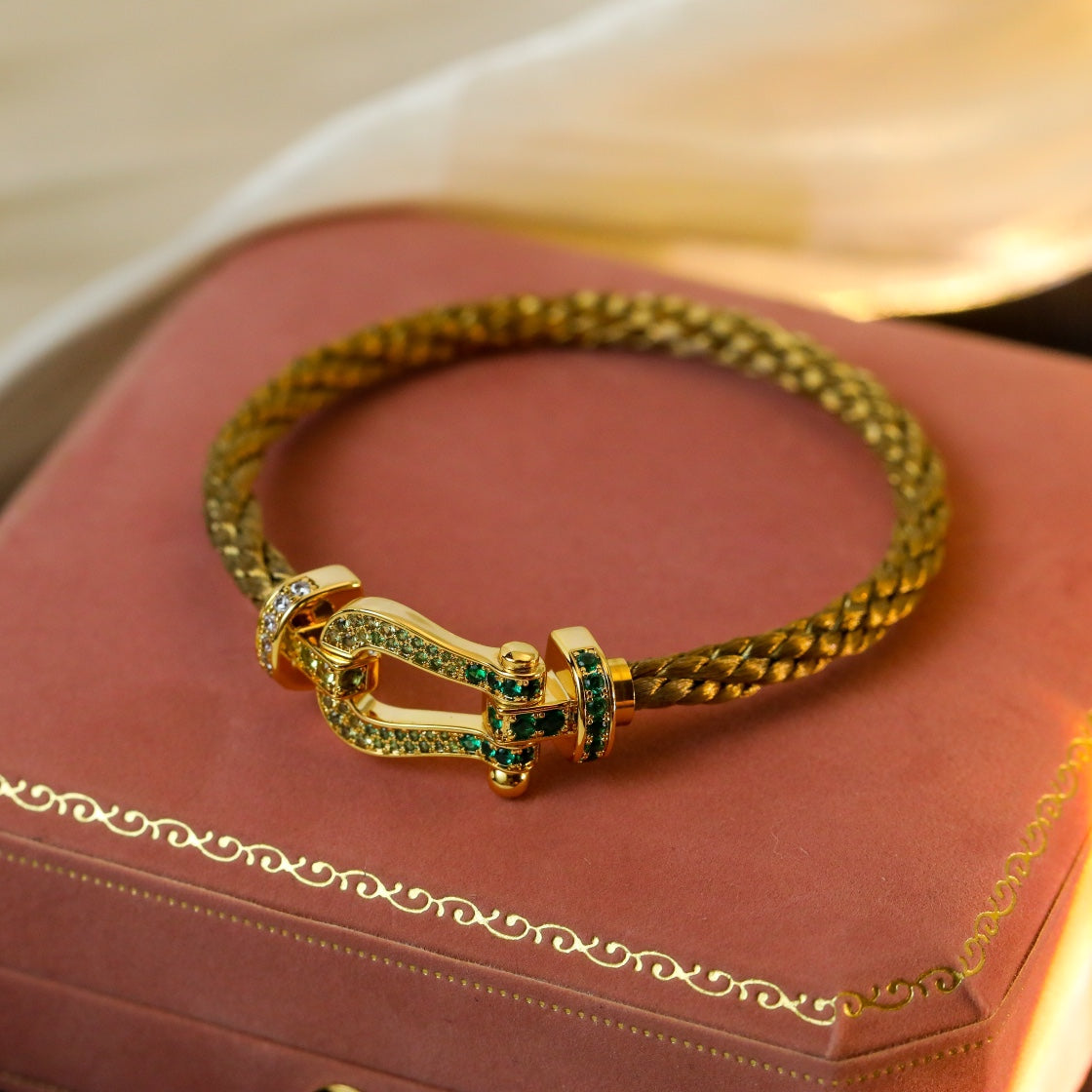 ??Loco?¡¥FORCE 10 GOLD GREEN DIAMOND PAVED
