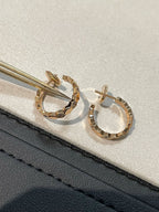 ??Loco?¡¥BEE LOVE Earrings GOLD DIAMOND