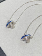 ??Loco?¡¥LIENS DIAMOND SILVER NECKLACE