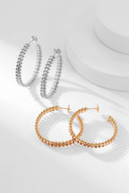 ??Loco?¡¥CLASH HOOP EARRINGS