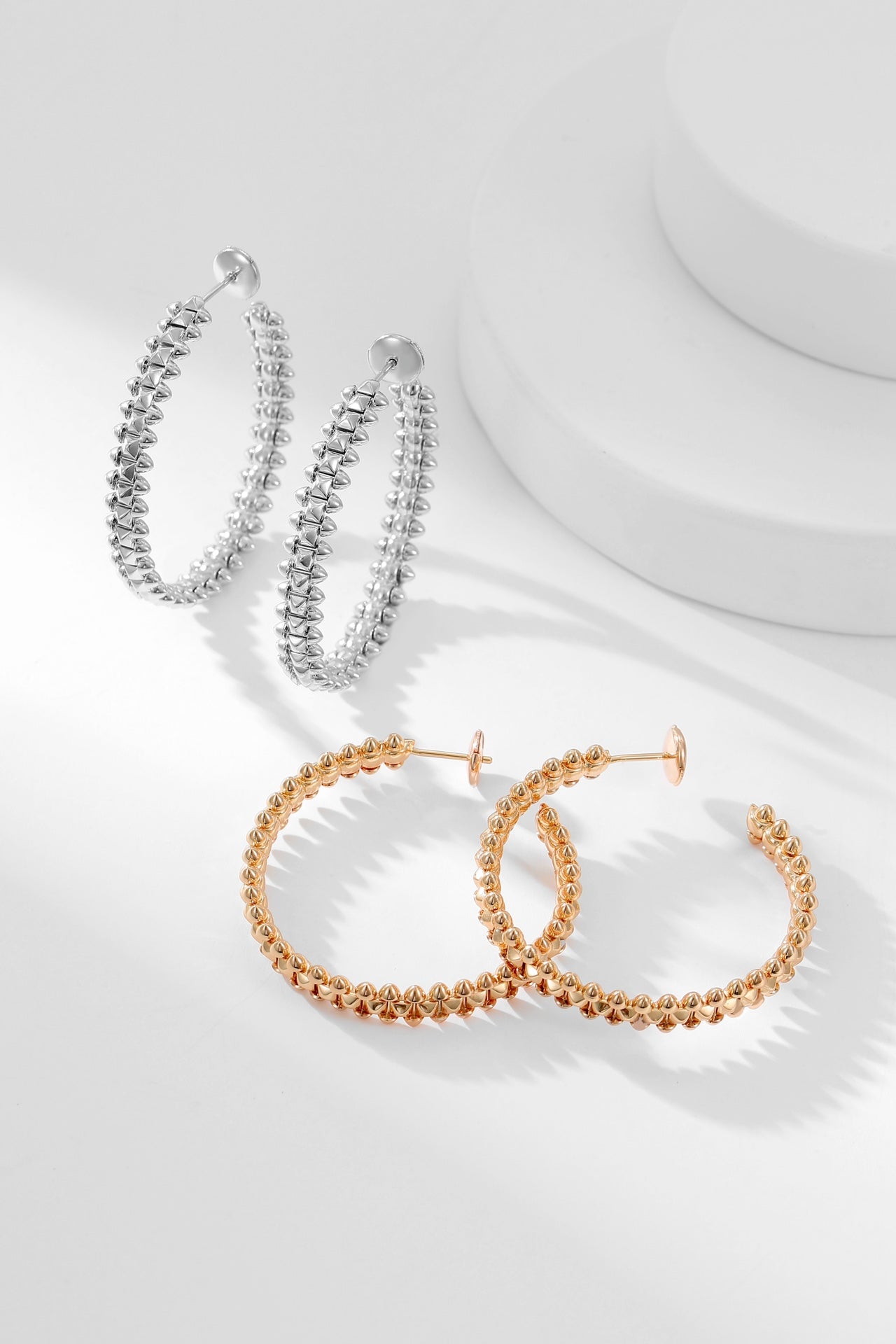??Loco?¡¥CLASH HOOP EARRINGS