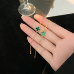 ??Loco?¡¥CLOVER BRACELET MALACHITE 1 MOTIF