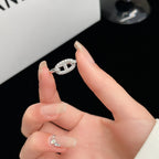 ??Loco?¡¥RONDE SMALL SILVER DIAMOND RING