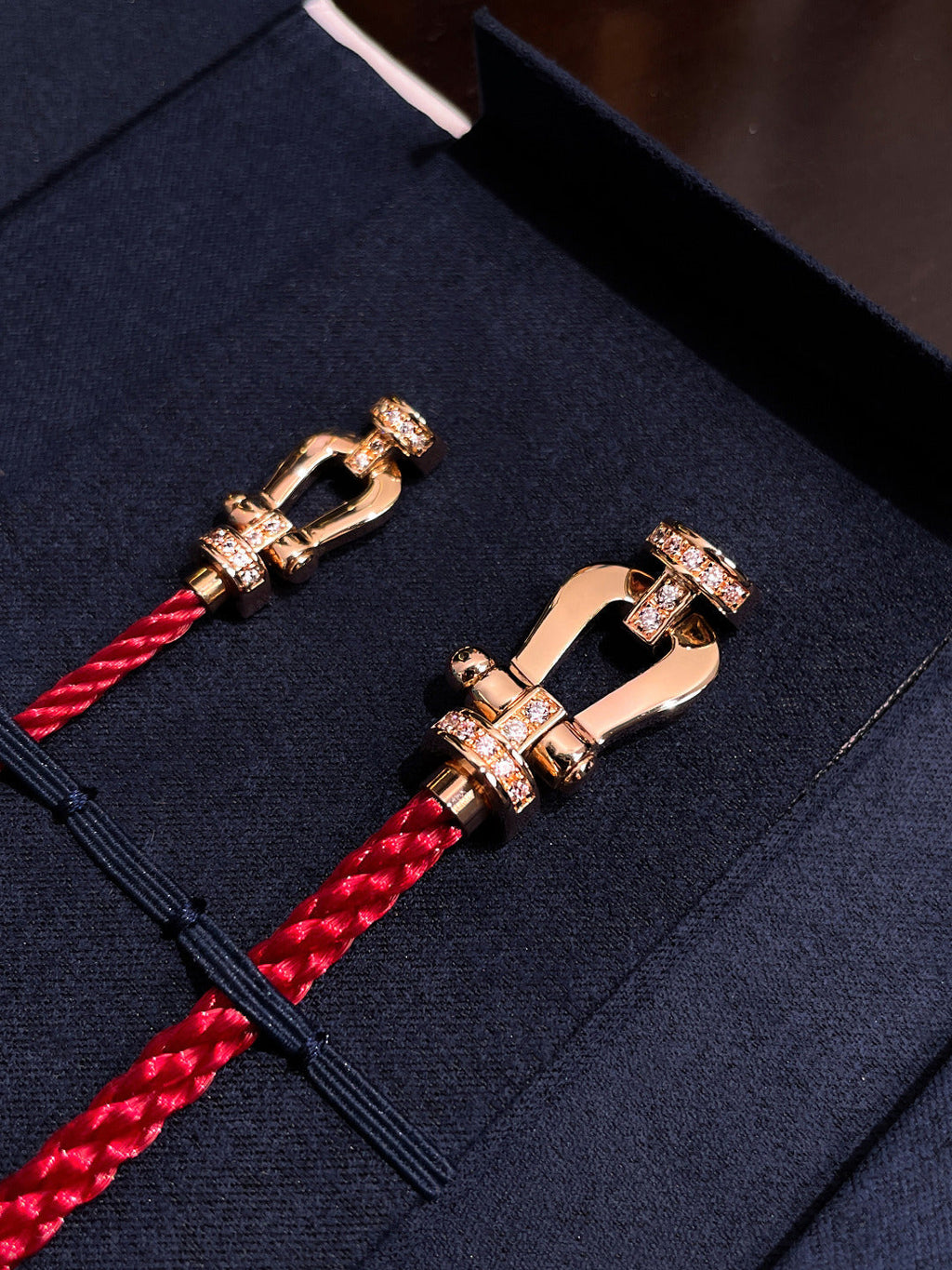 ??Loco?¡¥FORCE 10 HALF DIAMOND PINK GOLD RED CORDERI LARGE AND MEDIUM MODEL